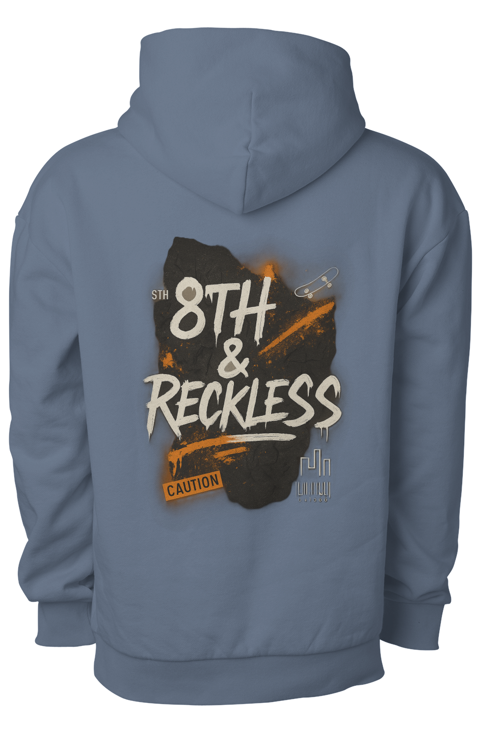 8th &amp; Reckless Graffiti Hoodie – Black
