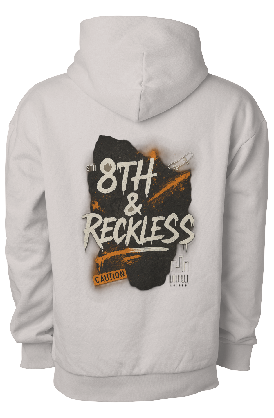 8th &amp; Reckless Graffiti Hoodie – Black
